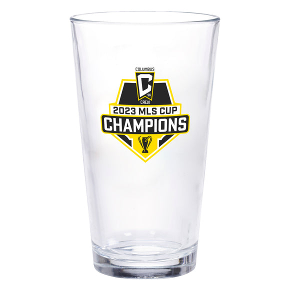 Columbus Crew WinCraft '23 MLS Cup Champs Pint Glass - Columbus Soccer Shop