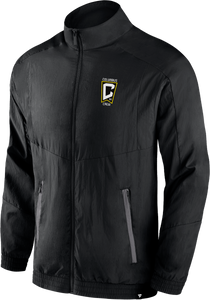 Columbus Crew Fanatics 2024 Header Nylon Crinkle Full Zip Jacket