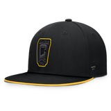Columbus Crew Fanatics 2026 Crest Glint Poly Snapback Cap - Columbus Soccer Shop