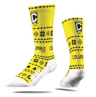 Columbus Crew Strideline Holiday Sweater Socks