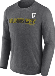 Columbus Crew Fanatics 2024 Goal Line Poly Long Sleeve Tee