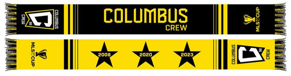 Columbus Crew Ruffneck 3 Star Champions Scarf - Columbus Soccer Shop