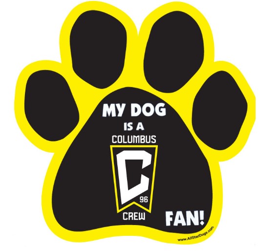 Dog Paw Car Magnet