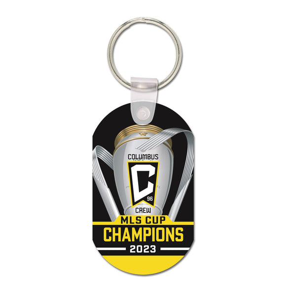 Columbus Crew WinCraft '23 MLS Cup Champs Aluminum Keyring - Columbus Soccer Shop