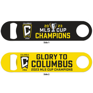 Columbus Crew WinCraft '23 MLS Cup Champs Bottle Opener - Columbus Soccer Shop