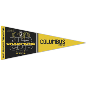 Columbus Crew WinCraft '23 MLS Cup Champs Pennant - Columbus Soccer Shop