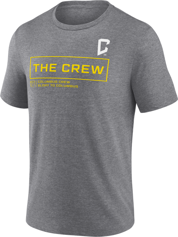 Columbus Crew Fanatics 2024 Cool Down Triblend Short Sleeve Tee