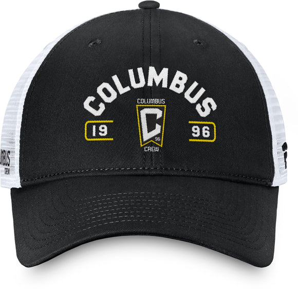 Columbus Crew Fanatics 2024 Free Kick Trucker Adjustable Cap