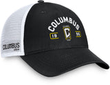 Columbus Crew Fanatics 2024 Free Kick Trucker Adjustable Cap