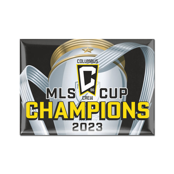 Columbus Crew WinCraft '23 MLS Cup Champs Fridge Magnet - Columbus Soccer Shop