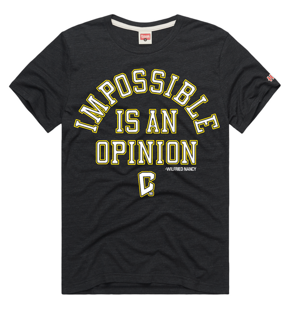 Columbus Crew HOMAGE Impossible Is An Opinion SS Tee - Columbus Soccer Shop