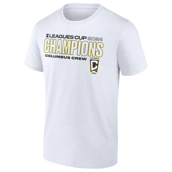 Columbus Crew Fanatics 2024 Leagues Cup Champions Short Sleeve Tee