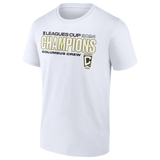 Columbus Crew Fanatics 2024 Leagues Cup Champions Short Sleeve Tee