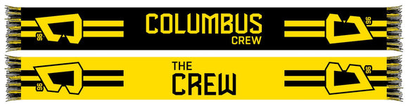 Columbus Crew Ruffneck Icon Stripes Scarf - Columbus Soccer Shop