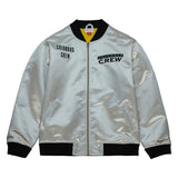 Columbus Crew Mitchell & Ness 2024 Vintage Satin Silver Jacket