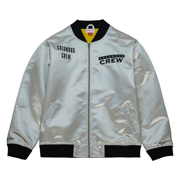ア*ス様 キムミョンス　希少！CREW OVe JACKETオブジャケット‼︎ SilverSatinJacketFront_grande.