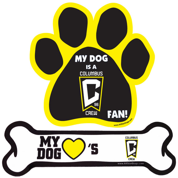 Dog Paw Car Magnet - Columbus Soccer Shop