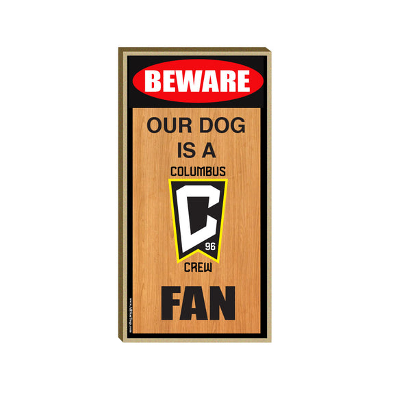 Columbus Crew Wood Dog Sign - Columbus Soccer Shop