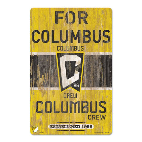 Columbus Crew Wood Sign 11